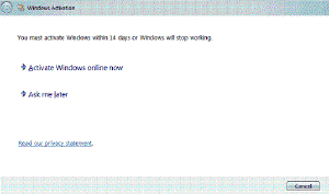 Activación de Windows Vista