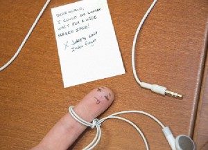 Ahorcado por el iPod