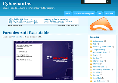 Cybernautas · Donde la Navegación y la Informática se Juntan