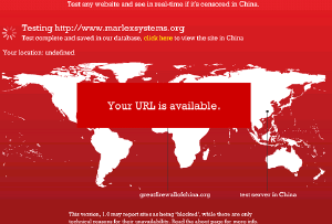 Resultados Great Firewall of China