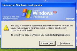 Windows No Genuino