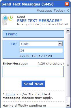 SMS Gratis desde la Web
