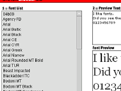 Revisa la Lista de Fuentes Instaladas en tu PC con FontBrowser