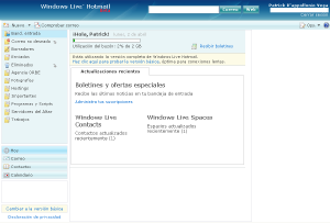 Versión Completa de Windows Live Hotmail: No se han hecho muchos cambios…