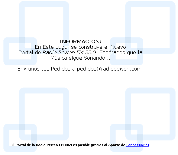 Imagen de Radio Pewén cambiando de sistema