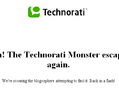 Se escapó el Monstruo de Technorati