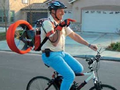 Thrustpac: Lánzate a más de 130 km/h en Bicicleta