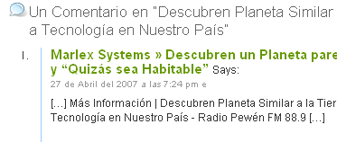 Separar Comentarios de Trackbacks