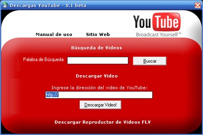 Descargas YouTube 0.1b