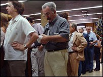 Conversación en el banco