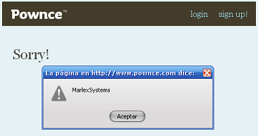 Vulnerabilidad XSS en Pownce