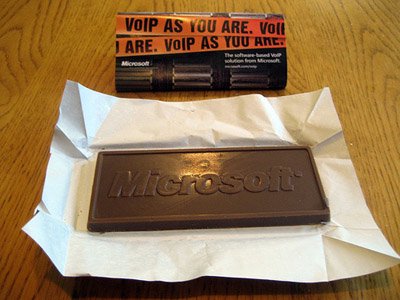 Microsoft ingresa a la Industria del Chocolate