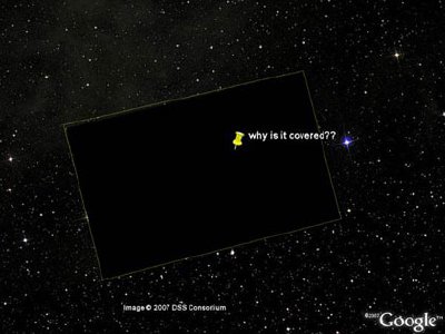 Google Sky también censura lugares de la Galaxia