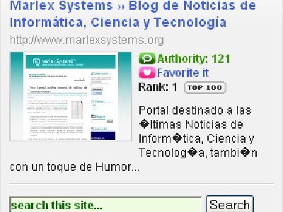 Technorati: Todos somos Top 1!