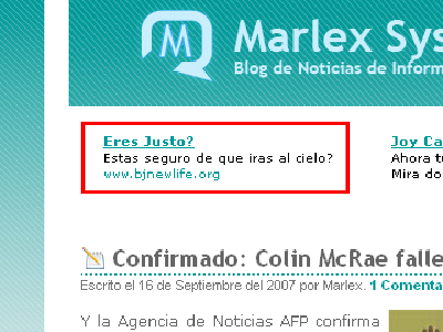 ¿Publicidad Contextual de Adsense? II