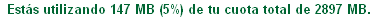 Mi Espacio en Cuenta GMail