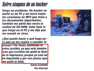 El hacker que roba la tinta de tu Impresora