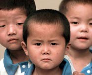Niños chinos aman Internet