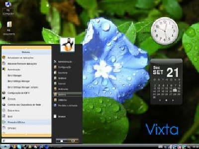 Vixta, la copia de Windows vista, pero en Linux