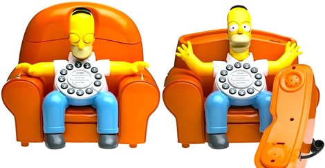 Teléfono animado de Homero
