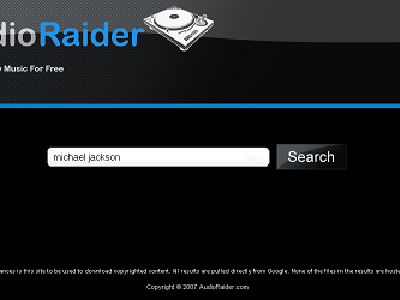 Audio Raider, busca y descarga música de Internet gracias a Google