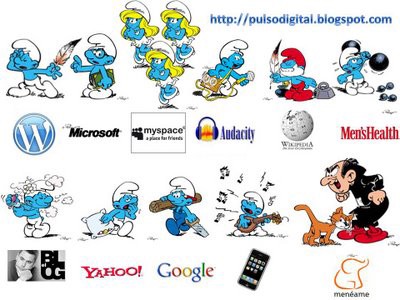 Si los Pitufos estuvieran en Internet