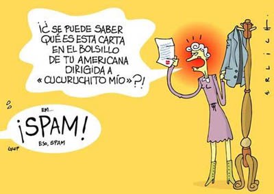 Imagen de spam real