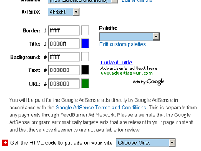Adsense ya se Integra con Feedburner