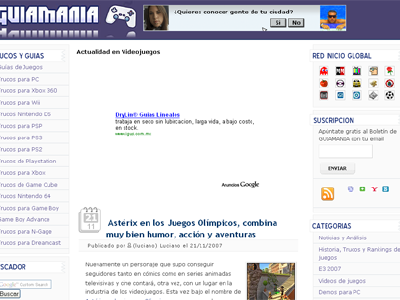 GuiaManía, trucos para juegos