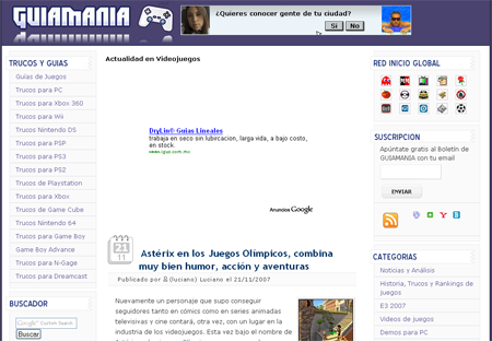 Captura de GuiaMania