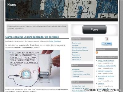 Ikkako, Inventos y Experimentos Caseros