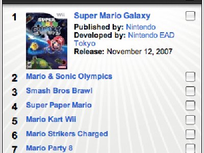 Los 10 Juegos más Populares de la Wii