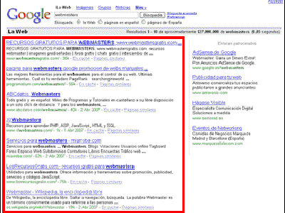 Los Resultados de Google podrían verse afectados con Webs de Malware