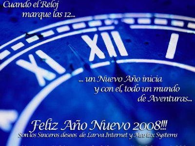 Feliz Año Nuevo 2008!