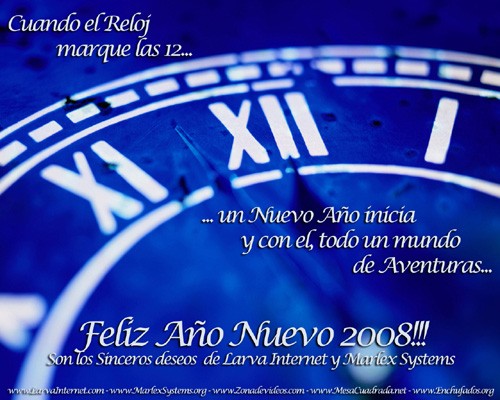 Imagen de felicitación de Año Nuevo