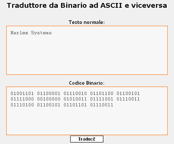 Traductor Binario