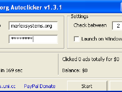 Autoclickers para Adbux, Bux.to, Buxa.in, y más