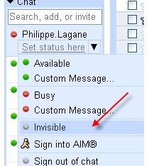 GTalk ahora con modo Invisible