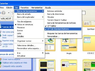 QTtabBar, Pestañas en el Explorador de Windows