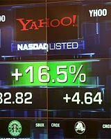 Acciones de Yahoo! Aumentan luego de la Idea de que Microsoft se hiciese con la Empresa
