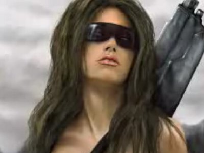 Chica Hot Armada, diseños en Speed Painting