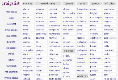 Regalan las cosas de un Norteamericano por Internet
