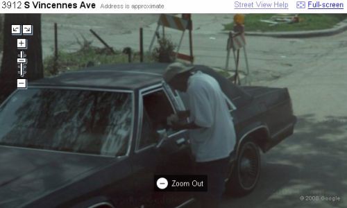 Ladrón capturado por las cámaras de Google Street View