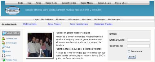 Alacan, red social para compartir archivos