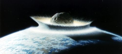 Apophis impactando a la tierra en el supuesto caso