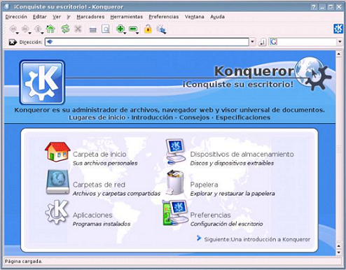 Correr Konqueror en Windows