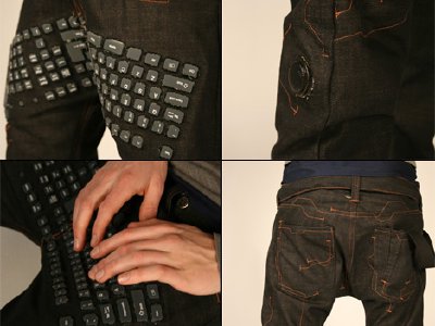 Si no sabes dónde poner el Teclado, pues en tus Pantalones!