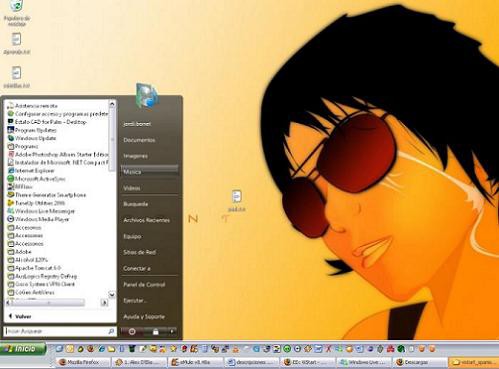 Emular el menu inicio de windows vista con ViStart