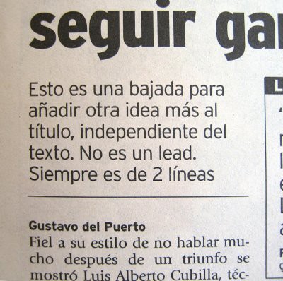 Bajada de Título, WTF!?