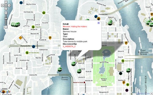 Mapa de GTA 4 con misiones y lugares